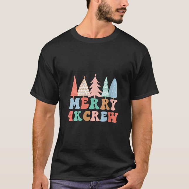 T-shirt Joyeux 4K Crew Kindergarten enseignant 4K Kinder C (Devant)
