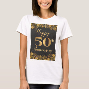 T-shirt Joyeux 50e anniversaire Jublilee Mariage d'or