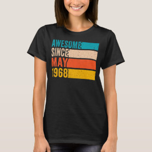 T-shirt Joyeux 54e anniversaire fête 54 ans Awesome Sinc