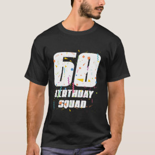 T-shirt Joyeux 60e anniversaire Squad Joyeux 60 ans Annive
