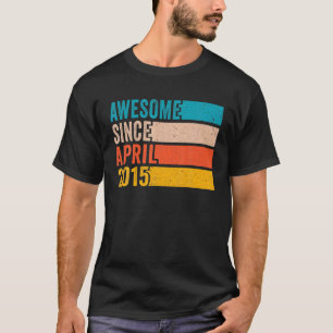 T-shirt Joyeux 7E Anniversaire 7 Anniversaire Magnifique D