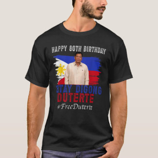 T-shirt Joyeux 80e anniversaire Tatay Digong Duterte PRRD