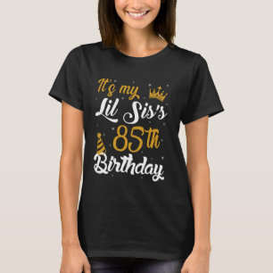 T-shirt Joyeux 85e anniversaire à ma PETITE SOEUR 1940 85