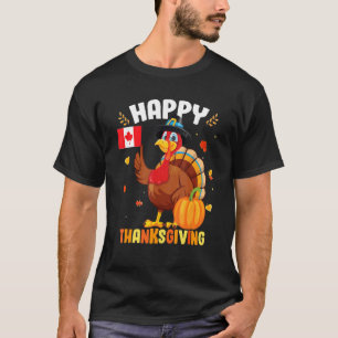 T-shirt Joyeux Action de grâce Dinde Poulet Automne