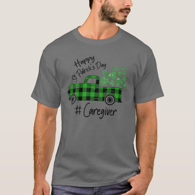 T-shirt Joyeux aidant - Saint Patrick's Day (Devant)