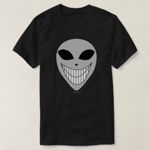 T-shirt Joyeux Alien sourire dents science-fiction cosmiqu