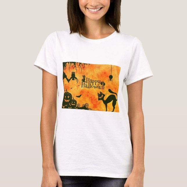 T-shirt joyeux alloween (Devant)