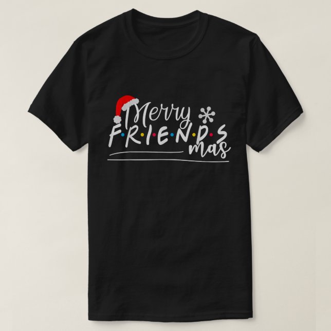 T-shirt Joyeux amis Amis Groupe de jumelage Noël (Design devant)