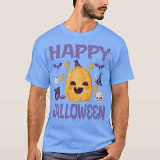 T-shirt Joyeux amis de Violet Halloween