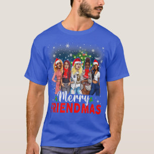 T-shirt Joyeux amis Noir Afro Africain Fier Père Noël Xm