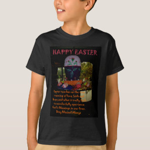 T-shirt Joyeux Amour de Pâques Foi et souhaits d'espoir