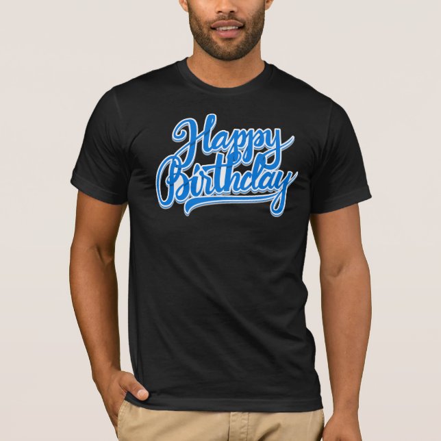 T-shirt Joyeux anniversaire (Devant)