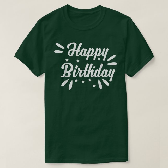 T-shirt Joyeux anniversaire (Design devant)