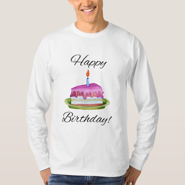 T-shirt Joyeux anniversaire ! (Devant)