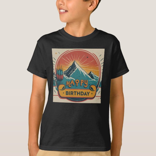 T-shirt Joyeux anniversaire (Devant)