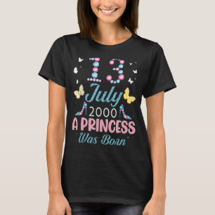 T-shirt Joyeux Anniversaire 13 Ans Né Juillet 2010 Une Pri