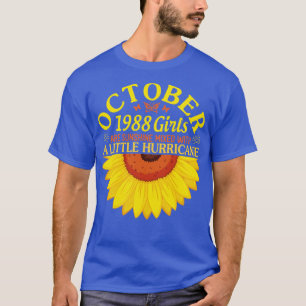T-shirt Joyeux Anniversaire 32 Ans Né En Octobre 1988 G