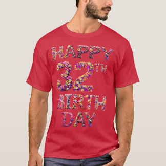 T-shirt Joyeux anniversaire 32e