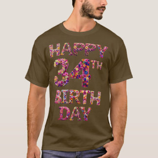 T-shirt Joyeux anniversaire 34e