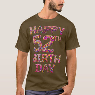 T-shirt Joyeux anniversaire 52e