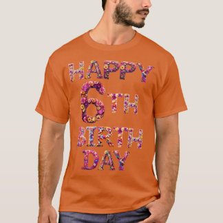T-shirt Joyeux anniversaire 6e