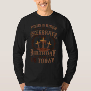 T-shirt Joyeux anniversaire à Pâques Jésus