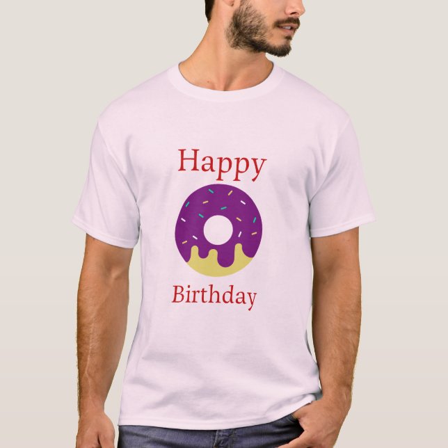 T-shirt Joyeux anniversaire à vous  (Devant)
