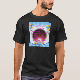 T-shirt Joyeux anniversaire à vous Art Imprimer