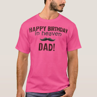 T-shirt Joyeux anniversaire au paradis papa