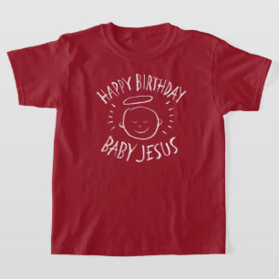 T-shirt Joyeux anniversaire bébé Jésus - Noël chrétien