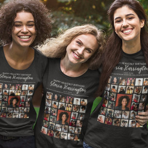 T-shirt Joyeux anniversaire céleste   Mémorial de l'hommag