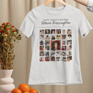 T-shirt Joyeux Anniversaire Céleste   Mémorial Photo en Ho