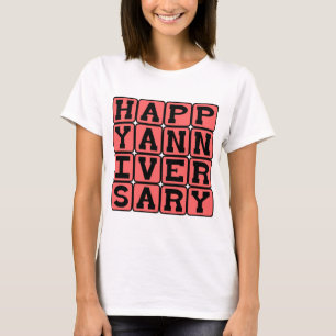 T-shirt Joyeux anniversaire, chaque année