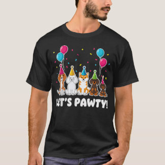 T-shirt Joyeux Anniversaire Chien Pour Amoureux de Chien L