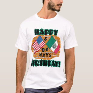 T-shirt Joyeux anniversaire de Cinco De Mayo