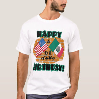 T-shirt Joyeux anniversaire de Cinco De Mayo