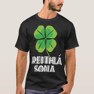 T-shirt Joyeux Anniversaire En Irlandais Breithla Sona St