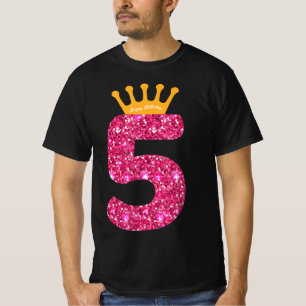 T-shirt Joyeux anniversaire, Filles 5e fête 5 ans Annivers