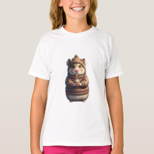 T-shirt Joyeux Anniversaire Hamster Enfants Cozy