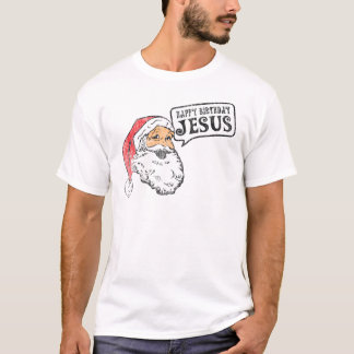 T-shirt Joyeux anniversaire Jésus (chemises légères)
