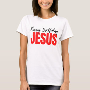 T-shirt Joyeux anniversaire Jésus Noël