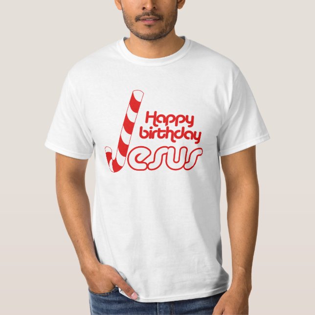 T-SHIRT JOYEUX ANNIVERSAIRE JÉSUS - .PNG (Devant)