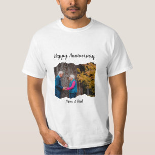 T-shirt Joyeux anniversaire Maman & Papa Photo