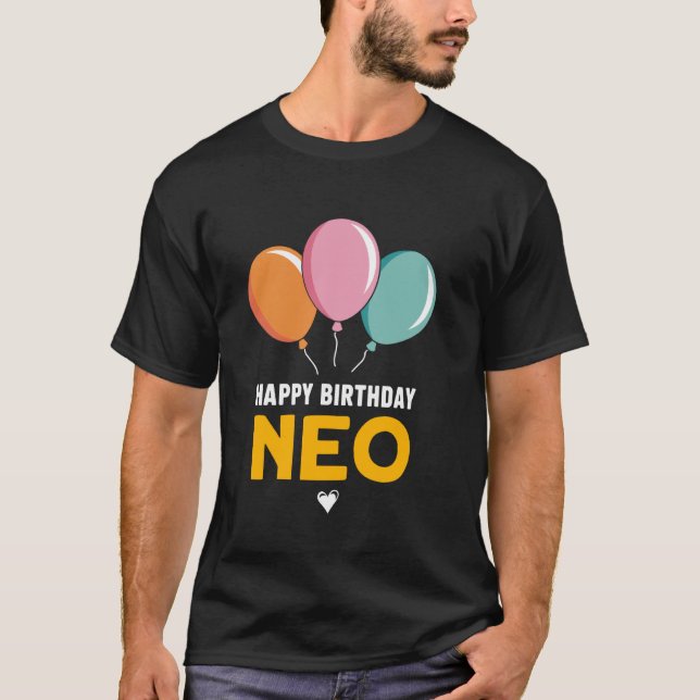 T-shirt Joyeux Anniversaire Neo (Devant)