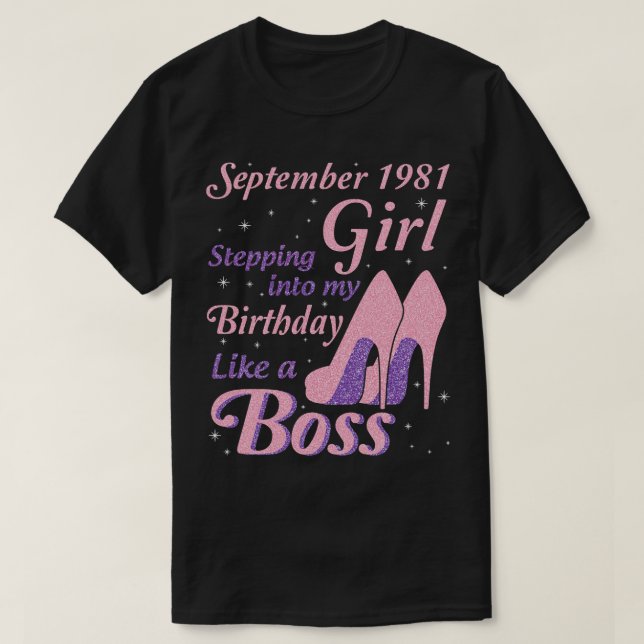 T-shirt Joyeux Anniversaire Pour Moi Vous Êtes Né En Septe (Design devant)