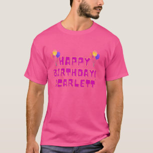 T-shirt Joyeux anniversaire Scarlett Funny Girl's