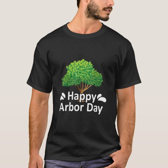 T-shirt Joyeux Arbor Day Tree (Devant)