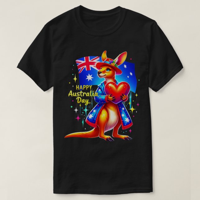 T-shirt Joyeux Australia Day 1 (Design devant)