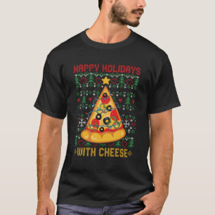 T-shirt Joyeux Avec Pizza Au Fromage