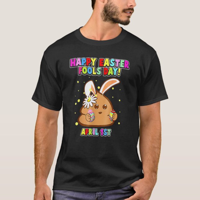 T-shirt Joyeux Avril Fool's Day Pâques Bunny Avril Fools D (Devant)